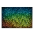 thumbnail image 3 of Colorful Cutting Board, Galaxy Universe Outer Space Inspired Technical Neon Rain Modern Abstract Art Print, Decorative Tempered Glass Cutting and Serving Board, Small Size, Multicolor, by Ambesonne, 3 of 5