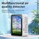 thumbnail image 2 of Tuya WiFi Air Quality Meter HCHO TVOC Carbon Monoxide CO2 PM2.5/10 Tester Portable Temperature Humidity Detector White, 2 of 5
