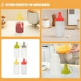 thumbnail image 3 of 16 mini botellas de salsa exprimibles, pequeñas botellas de plástico para líquidos, botellas exprimibles para condimentos, botellas de mostaza, kétchup y aderezo para ensaladas, 3 of 8
