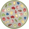 thumbnail image 2 of Safavieh Chelsea Brittania Bordered Area Rug, Stone, 8' x 8' Round, 2 of 11