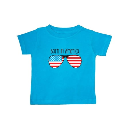 

Inktastic Born in America Gift Baby Boy or Baby Girl T-Shirt