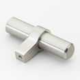 thumbnail image 2 of GlideRite 2.25 in. European Style Solid Steel T-Bar Knobs, Stainless Steel, Pack of 10, 2 of 3