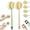 Mix - B, variant on Competeend 2-in-1 Bath Scrubber & Back Brush, Competeend Back Scrubber for Shower, Loofah on a Stick, Loofah with Handle Double-Sided Deep Cleaning, Wet or Dry (Green - Bristle Version)