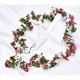 thumbnail image 4 of Rosa decorativa DIY de dos colores, caña de 2,5 m, 45 cabezas de flor (+ rosa roja), 4 of 8