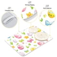 thumbnail image 3 of Yayeee Dish Drying Mat for Kitchen Counter 18"x24" Microfiber Absorbent Pad, Colorful Easter Eggs, 3 of 7