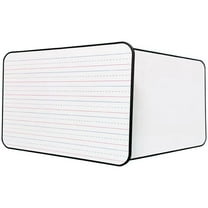 2Pcs Double Sided Whiteboard Lined Dry Erase Board,Magnetic Small White Board,Blank Colors Framed Whiteboard,Ruled Handheld Lapboard,Portable Personal Board for Students (Random)