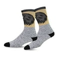 thumbnail image 5 of Eco Friendly Heavy Weight Recycled Cotton Thermals Boot Socks 4 Pairs (10-13, Animal Design), 5 of 7