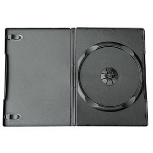 CheckOutStore 25 STANDARD Black Single DVD Cases 14MM