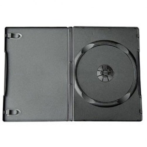 CheckOutStore 25 STANDARD Black Single DVD Cases 14MM