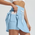 thumbnail image 3 of WMTBSRSW Women's Swim Board Shorts High Waisted 2025 Bathing Suit Skirt Flowy Quick Dry Summer Beach Shorts with Zipper Pockets, 3 of 7
