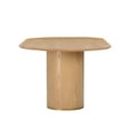 thumbnail image 3 of Maklaine Modern Contemporary Natural Ash Wood Oval Dining Table, 3 of 9