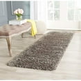 thumbnail image 4 of Safavieh New York Shag Collection SG165-2525 Brown Round Area Rug, 4 feet in Diameter (4' Diameter), 4 of 5