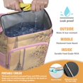 thumbnail image 2 of Tower Pink Cooler Backpack Insulated Waterproof Leak Proof Insulated Cooler Backpack Lightweight Lunch Picnic Camping Backpack Cooler for Office Workers Outdoor Enthusiasts, 2 of 6