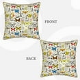 thumbnail image 3 of Haiem Insects And Medicinal Herbs Print Velvet Soft Solid Decorative Square Throw Pillow Covers Set with Elegant Piping Christmas Cushion Case for Sofa Bedroom Car-20"x20", 3 of 8