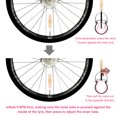 thumbnail image 3 of 700X18-32c Road Bike Inner Tube Tube Replacement TPU 65mm Bicycles Tire Valve Professional Portable Cycling Rider Replacement Tyre Accessory, 3 of 7