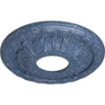thumbnail image 3 of Ekena Millwork 11 3/8"OD x 3 5/8"ID x 1 1/8"P Leaf Ceiling Medallion (Fits Canopies up to 4 3/4"), Hand-Painted Americana Crackle, 3 of 7