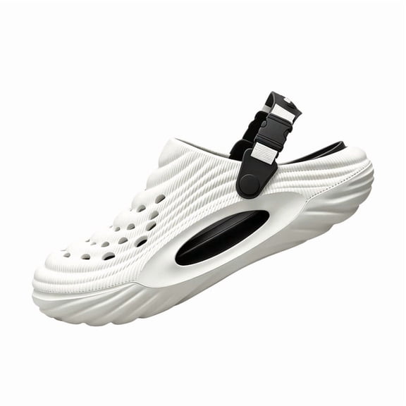 CHICVOMEY Mules for Men Lightweight Non Slip on Quick Dry Closed Toe Breathable Water Shoes Driving Beach Outdoor Sports Summer