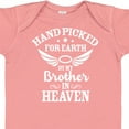 thumbnail image 4 of Inktastic Handpicked for Earth by My Brother in Heaven Angel Wings Boys or Girls Baby Bodysuit, 4 of 5