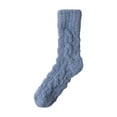 thumbnail image 2 of Cute Fuzzy Calf Socks for Women and Men, Thickened Fleece Slipper Socks, Super Soft Cozy Puffy Winter Warm Sleeping Socks, Indoor Floor Socks, Multi Color Gift Socks, 2 of 6