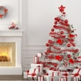 thumbnail image 4 of Cqxid Fleurs Artificielles à Moins de 10$ Guirlande de Baies Rouges avec et pour Cheminée d'Arbre de Noël Décoration Intérieure Extérieure, 4 of 9