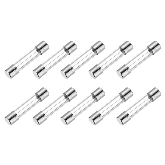 Uxcell 10A 250V Glass Fuse 5x20mm Time Delay Fuse UL Listed Slow Blow Fuse for Home Appliances(Pack of 10)
