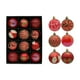 thumbnail image 2 of Juego de 12 Adornos Navideños de Bolas Irrompibles de Plástico para Árbol, Varios Estilos y Colores Surtidos para Fiestas y Festividades., 2 of 7
