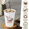 thumbnail image 7 of Lamosi Disposable Paper Cups 12 oz Hot Cups, 100 Count, 7 of 7