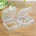thumbnail image 3 of CIMAXIC 20Pcs Small Clear Plastic Containers with Lids Bead Organizers Small Storage Box Case,2.17"X2.17"X0.87", 3 of 5