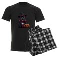 thumbnail image 6 of CafePress - Costumed Pitbull Halloween - Men's Dark Loose Fit Cotton Pajama Set, 6 of 7