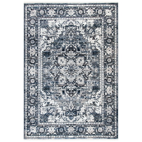 SAFAVIEH Herat Collection HRT331N Navy / Ivory Rug
