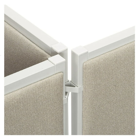 HON HBV-QC90.Q Verse Quick Connect 90 Degree Connecting Hardware - Gray (1-Pair)