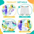 thumbnail image 3 of joogoo Watercolor Frogs Boys Swim Trunks Beach Swimsuit Shorts Boxer 7Y, 3 of 8