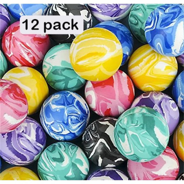 Various High Hi Bounce Sponge Rubber Bouncy Balls Dogs Assorted 1, 4 or 24 