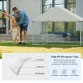 thumbnail image 6 of GOJOOASIS Large Outdoor Dog Kennel, Heavy Duty Playpen with Waterproof Roof & Safety Lock, 6 of 8