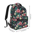 thumbnail image 2 of Pofeuu Green Tropical Leaves Print Backpack for Men and Women - Basic Bookbag Casual Daypack Backpacks for College Work Travel-One Size, 2 of 5