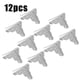 thumbnail image 5 of 12 Piezas Protector de Esquinas y Bordes de Metal para Muebles en Forma de Triángulo para Decorativo de Caja Protector de Cubierta Metalico(Plateado) Amonsee NO, 5 of 6