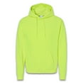 thumbnail image 2 of Hanes- High Visibility Hooded Safety Sweatshirt For Men | Pullover Fleece Hi-Vis Hoodie, Safety Green With Work Reflective, 7.8oz, 50/50 Cotton/Polyester, Size XL , 2 Pack, 2 of 6