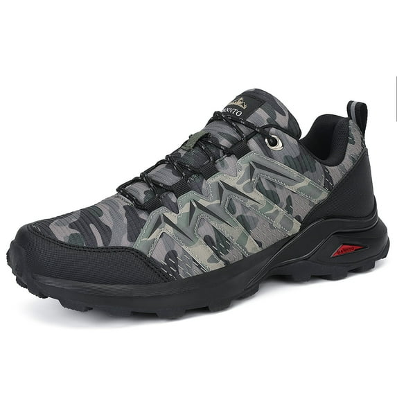 Dannto Mens Hiking Shoes Low Top Outdoor Lightweight Trekking Camping Trail Casual Boots