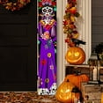 thumbnail image 3 of Day of The Dead Decorations Decor Mexican Fiesta Sugar Skull Flowers Deocrations Hanging Wall Door Banner for Indoor Outdoor, 3 of 7