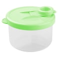 thumbnail image 2 of Milk Powder Dispensers,Formula Dispenser On The Go, Non-Spill Rotating Three-Compartment Formula Container to Go, Milk Powder Snack Container for Travel, Green, 2 of 5