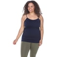 thumbnail image 2 of White Mark Universal PS133-02 Plus Size Tank Top, Navy - One Size, 2 of 4