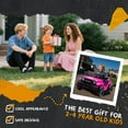 thumbnail image 3 of 24V Ride On Jeep Car, Toddler Ride On Toys w/Parents Remote Control, One Seat Electric Car for Kids 2-4 with 4-Wheel Suspension, Bluetooth, Music, 1.86-3.11MPH Adjustable Speed, Pink, 3 of 14