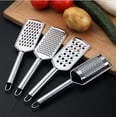 thumbnail image 5 of MOAOASPER Stainless Steel Handheld Grater, Multi-Purpose Kitchen Tool for Cheese Vegetables and Spices, Ergonomic Handle Food Shredder with Hanging Hole, 5 of 5