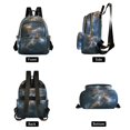 thumbnail image 2 of JIALIOU Mini Backpack Purse for Women Quilted Casual Daypack Small Travel Shoulder Bag, Beautiful Nebulae, 2 of 7