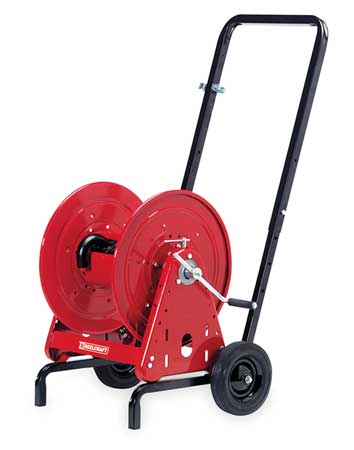 Hose Reel w Cart,3 4 Inx100 Ft Hose Cap REELCRAFT 600967 by Reelcraft