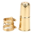 thumbnail image 1 of Alto Saxophone Mouthpiece Kit Ligature Cap Fasteners Parts Metal Music Instrument Accessories, 1 of 8