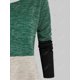 thumbnail image 3 of Suéter de manga larga de bloqueo de color de talla grande Rosegal  Chaquetas de talla grande, 3 of 5