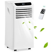 Homata 8,000 BTU Portable Air Conditioners, 3-in-1 Windowless Air Conditioner, Dehumidifier, Fan Mode & Portable AC Unit for Room Energy Savers with Remote Control, Digital Control, Washable Filter