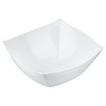 thumbnail image 2 of Restaurantware-Moderna 8 Ounce Fancy Plastic Bowls, 100 Square Disposable Salad Bowls - Durable, Heavy-duty, White Plastic Bowl, For Warm And Cold Foods, 2 of 10