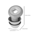 thumbnail image 3 of Tapón para los oídos impermeable de silicona para dormir, 2 capas, Protector para los oídos, accesorios para piscinas, 3 of 9